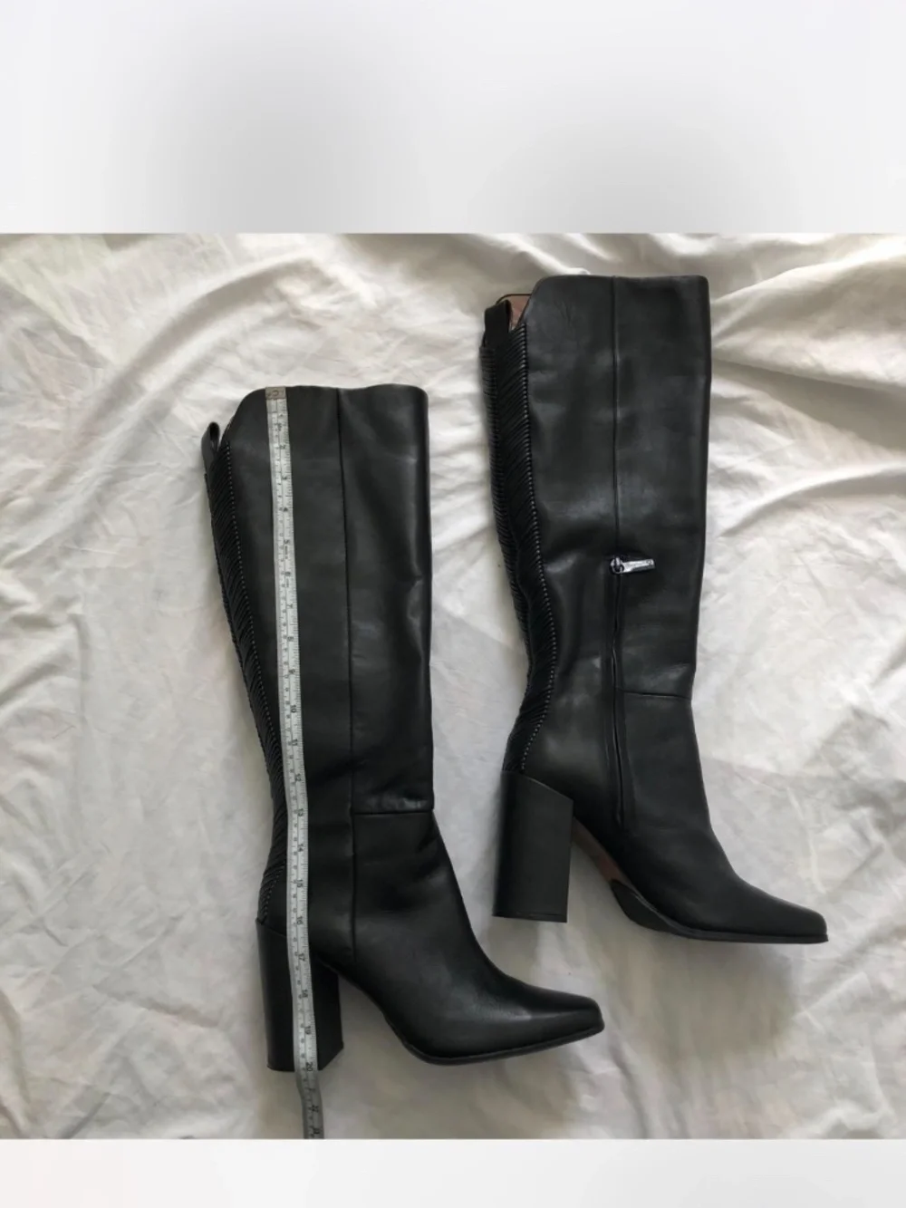 A.D. Daughters Leather Knee Boots Size 8.5